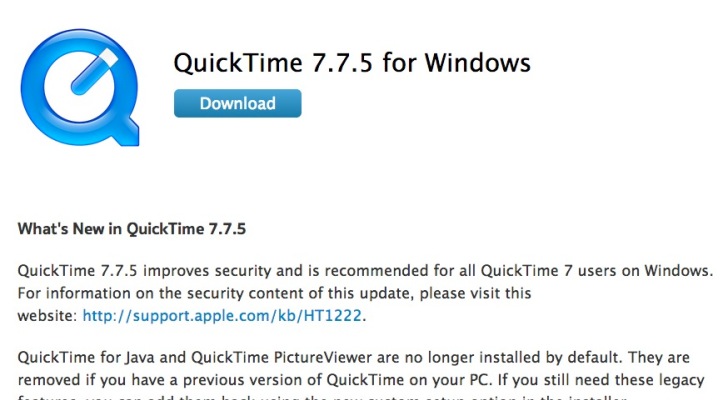 quicktime for mac os